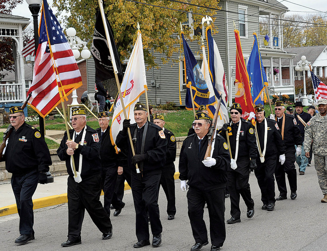 Veterans day parade what channel